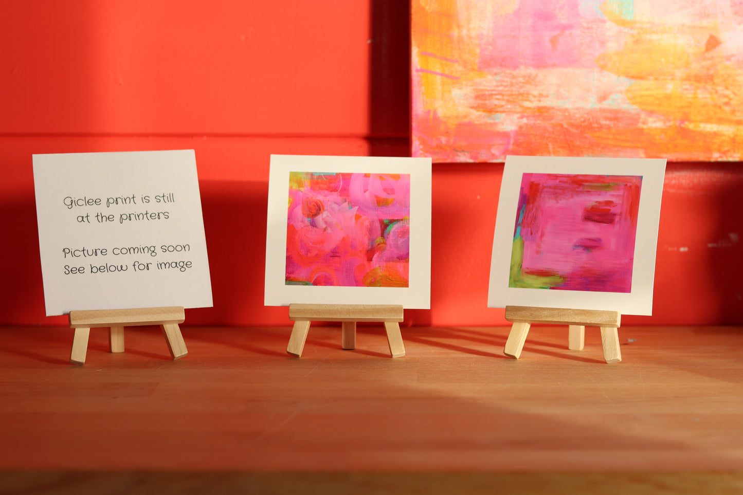 Tiny Giclees - Abstracts in Pink